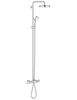 Grohe Tempesta Cosmopolitan 210 Chrome Shower System With Bath Thermostat - Image
