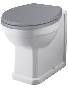 Bayswater Fitzroy 520mm White Comfort Height Back To Wall WC Pan - Image