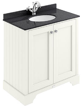Bayswater Pointing White 800mm 2 Door Basin Cabinet - Image