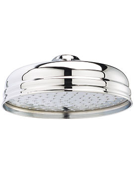 Bayswater Apron Chrome 195mm Fixed Shower Head - Image