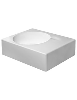 Duravit Scola 615mm Left Side Bowl Washbasin With Pre-Punched Tap Hole - Image