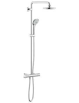 Grohe Euphoria 180 Chrome Shower System With Thermostat Valve - Image