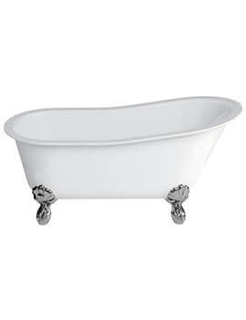 Clearwater Romano Petite 1524 x 787mm Clearstone Bath With Feet Option - Image