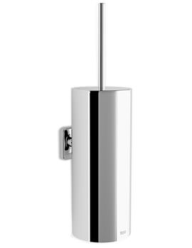 Roca Victoria Contemporary Wall Mounted Toilet Brush And Holder 90 x 113mm - Image