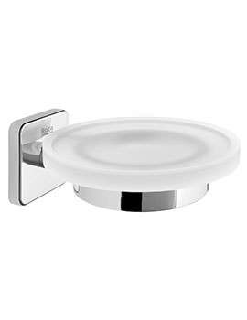 Roca Victoria 110 x 130mm Wall Mounted Chrome Soap Dish - Image