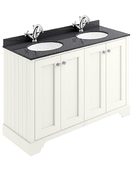Bayswater 1200mm Pointing White 4 Door Basin Cabinet - Image