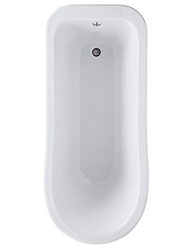 Bayswater Pembridge 1700 x 730mm White Slipper Freestanding Bath - Image