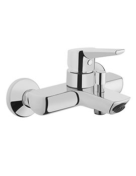 Solid S Wall Mounted Bath Shower Mixer Tap