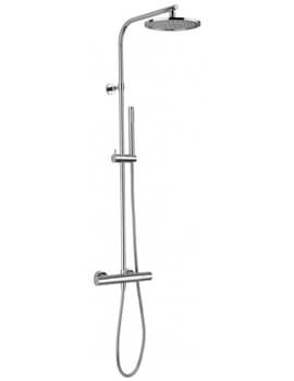 Curve Multifunction Thermostatic Shower valve With Shower Kit Chrome