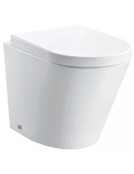 IMEX Arco 520mm Rimless Back To Wall White WC Pan - Image