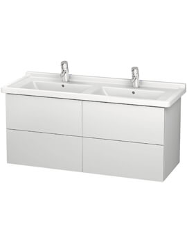 L-Cube 1220mm Wall Mounted 4 Drawer Vanity Unit For Starck 3 Basin