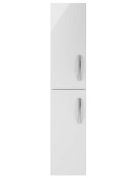 Athena 300mm Wide Double Door Wall Hung Tall Unit