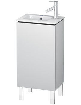 Duravit L-Cube 420mm Floor Standing 1 Door Vanity Unit For Me By Starck Basin - Image