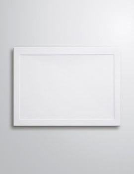 Contemporary Light Weight Rectangular Tray White 900 x 760mm