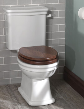 Silverdale Loxley Closed Coupled WC Pan And Cistern White