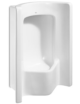 Roca Site White Frontal Exposed Urinal With Top Inlet 490 x 295mm - Image