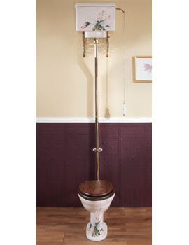 Victorian Garden High Level WC With Cistern And Fittings