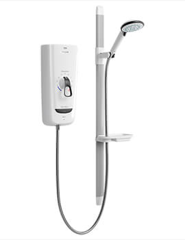 Mira Advance Flex Extra 8.7 kW Electric Shower White And Chrome - Image