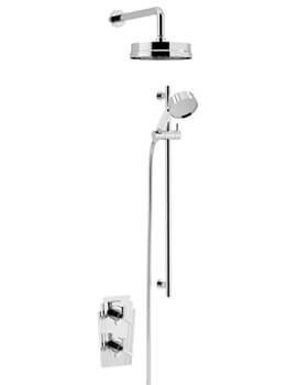 Gracechurch Recessed Thermostatic Valve With Fixed Head And Kit