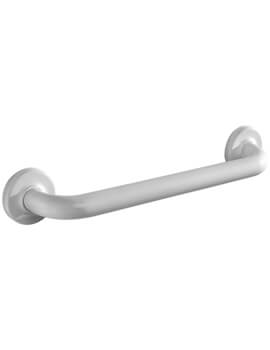 Twyford Avalon White Support Grab Rail With Concealed Fixings - Image