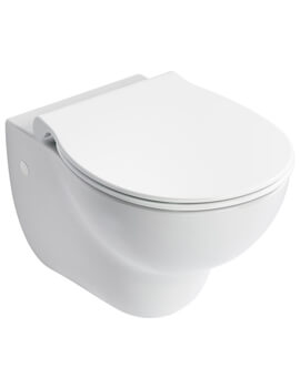 Armitage Shanks Contour 21 Plus Water Efficient Wall Hung Rimless WC Bowl - Image