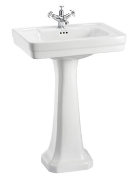 Burlington Contemporary 580 x 470mm White Washbasin - Image