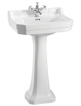 Burlington Edwardian 560mm 1 Taphole Basin - Image