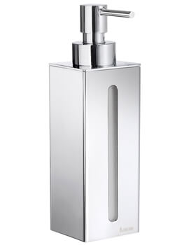Smedbo Outline Wall Mounted Polished Chrome Single Soap Dispenser - Image