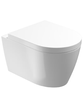Saneux Uni Gloss White Wall Mounted WC Pan