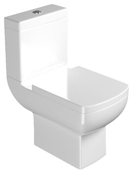 Saneux I-Line II Close Coupled WC Pan With Cistern And Soft Close Seat
