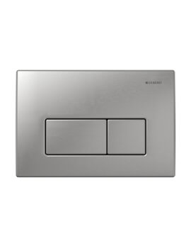 Kappa50 Dual Flush Plate Stainless Steel Brushed