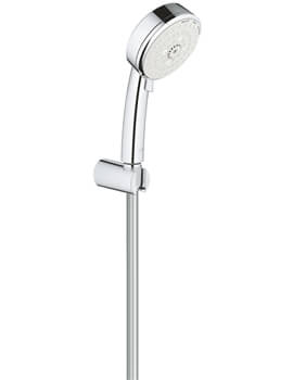 Grohe New Tempesta Cosmopolitan Chrome Hand Set With Hose And Holder - Image