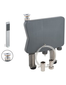 Notion Capsule Kit With Single Function Chrome Shower Square Handset