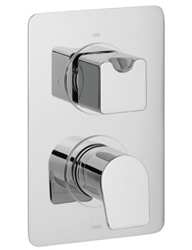 Photon 1 Outlet 2 Handle Concealed Chrome Thermostatic Shower Valve