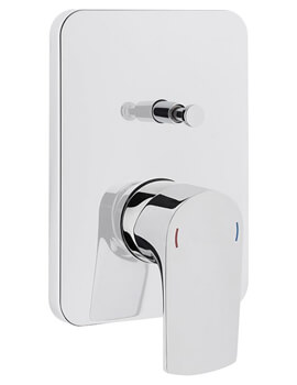 VitrA Sento Built-In Chrome Shower Mixer Exposed Part - Image