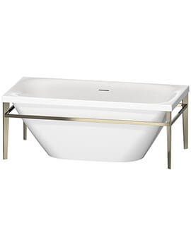 Duravit Xviu Acrylic Freestanding Bathtub With Two Backrest Slopes - Image