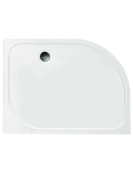 Merlyn Ionic Touchstone Offset Quadrant 50mm High Shower Tray - Image