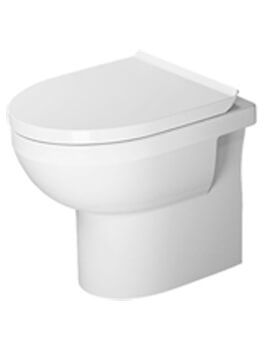 Duravit DuraStyle 370 x 480mm Floor Standing Basic Rimless Toilet