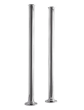 Nuie Standpipes Freestanding Chrome Legs 660mm x 40mm - DA311 - Image