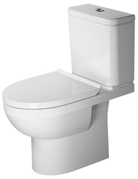 Duravit DuraStyle Basic 655mm Rimless Close Coupled WC Pan