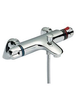 Reef Thermostatic Chrome Bath Shower Mixer Tap