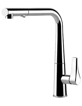 Gessi Emporio Proton 295mm High Pull Out Dual Spray Kitchen Mixer Tap