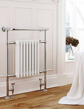 Kartell K-Rad Crown Traditional Heated Towel Radiator 945mm High - Image