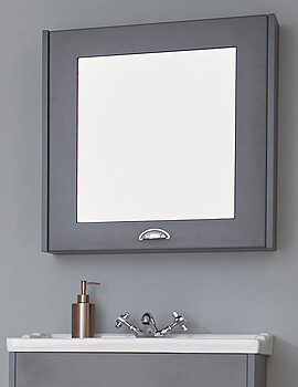 K-Vit Astley Single Door 590 x 595mm Mirror Cabinet