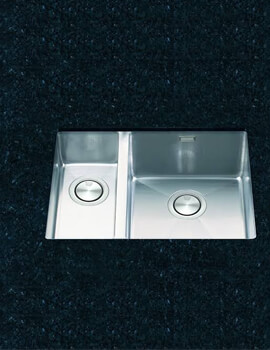 Clearwater Stereo 580 x 430mm 1.5 Bowl Kitchen Sink - Image