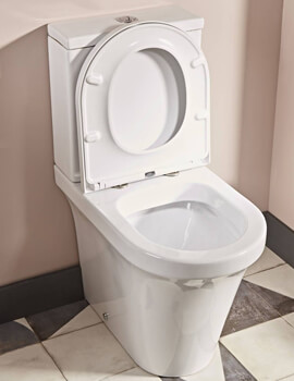 Aerial Comfort Height White Fully Enclosed Close Coupled WC