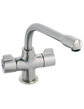 Clearwater Ultra C Twin Lever Monobloc Kitchen Sink Mixer Tap