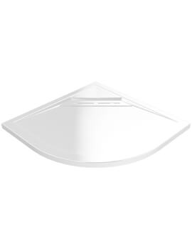 Kudos Connect2 900mm Quadrant Acrylic Shower Tray White - Image