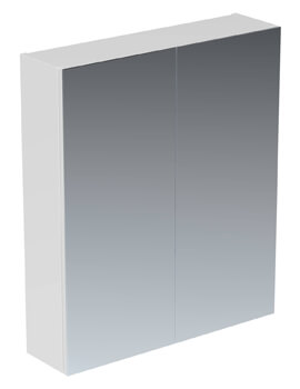 Saneux Austen 600mm 2 Door Mirror Cabinet - Image