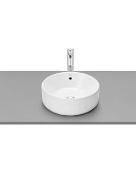 Alter White Round On-Countertop Basin 390mm
